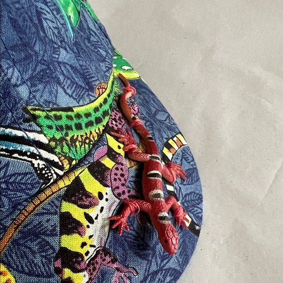 Zoodles Colorful Lizard Print Kids' Cap One of a Kind? - Picture 2 of 5